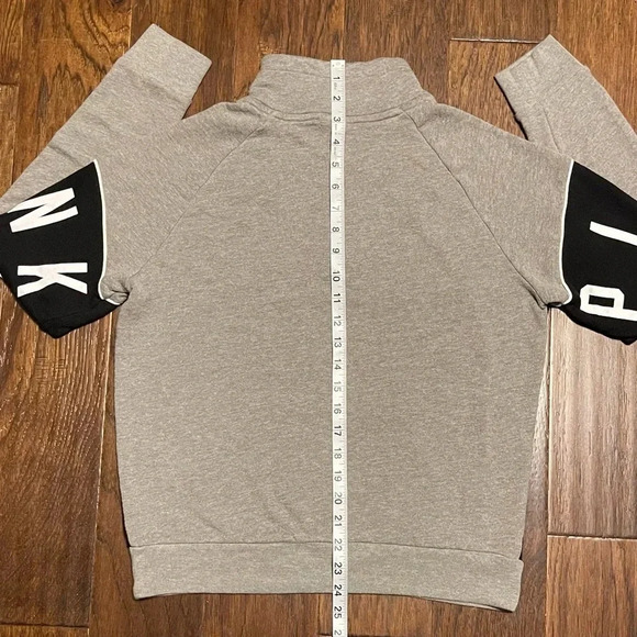 Victoria’s Secret PINK Zip Sweatshirt Pullover Y2K - Picture 7 of 9